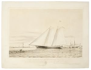 The "America" Schooner Yacht. C Stevens, Esq Commodore of the New York Yacht Club