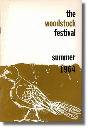 Woodstock Festival of Music and Art Summer, 1964 Program Guide