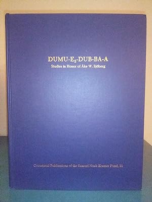 Seller image for Dumu-E-Dub-Ba-A: Studies in Honor of Ake W. Sjoberg for sale by Library of Religious Thought