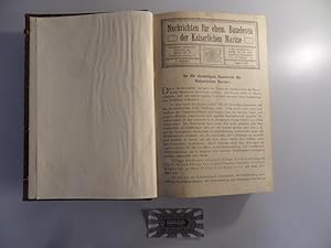Nachrichten für ehem. Baueleven der Kaiserlichen Marine: 1. Nummer August 1919 - 3. Nummer April ...