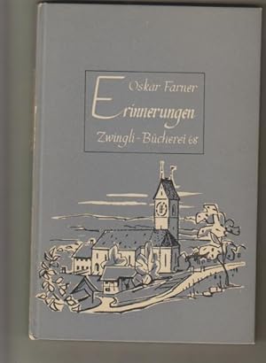Imagen del vendedor de Erinnerungen (Zum 70. Geburtstag des Verfassers am 22. Sept.) Zwingli-Bcherei 68. a la venta por Elops e.V. Offene Hnde