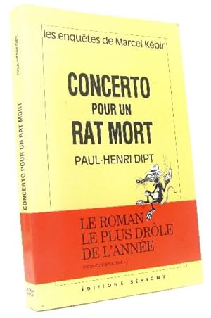 Bild des Verkufers fr Concerto pour un rat mort zum Verkauf von crealivres