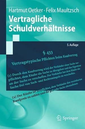 Seller image for Vertragliche Schuldverhltnisse for sale by AHA-BUCH GmbH