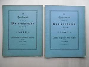 Lebensbild des Professors Georg von Wyß (gest. 1893). Erster + Zweiter Theil. [Neujahrsblatt zum ...