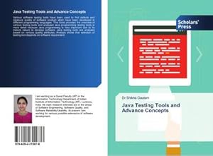 Immagine del venditore per Java Testing Tools and Advance Concepts venduto da AHA-BUCH GmbH