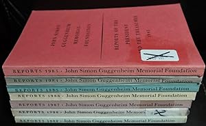 Imagen del vendedor de John Simon Guggenheim Memorial Foundation 1983-1989 (7 vols.) a la venta por GuthrieBooks