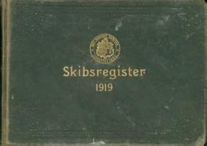 Image du vendeur pour Skibsregister 1919. Particulars of all Scandinavian vessels of 100 tons and above.Includes details of ships, including cargo, size & weight of ships, departure and arrival times hand-stamped in columns and other shipping information. mis en vente par Wittenborn Art Books