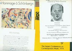 Dossier related to Arnold Schoenberg from Peter Selz Files, including:Report On Jelena Hahl-Koch'...