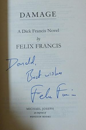 DAMAGE (A Dick Francis Novel)