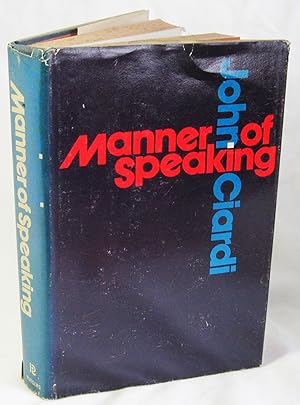 Seller image for Manner of Speaking for sale by The BookChase