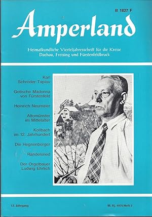 Amperland. Heimatkundliche Vierteljahresschrift für die Kreise Dachau, Freising und Fürstenfeldbr...