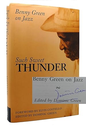 Bild des Verkufers fr SUCH SWEET THUNDER Benny Green on Jazz zum Verkauf von Rare Book Cellar