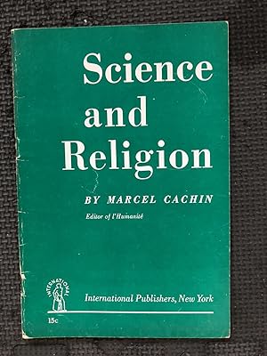 Bild des Verkufers fr Science and Religion zum Verkauf von Cragsmoor Books