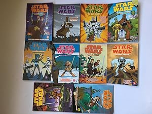 Imagen del vendedor de Star Wars - Clone Wars Adventures Volumes 1 to 10 a la venta por Book Souk