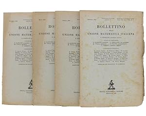 BOLLETTINO DELLA UNIONE MATEMATICA ITALIANA. Annata 1953 completa.: