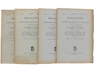 BOLLETTINO DELLA UNIONE MATEMATICA ITALIANA. Annata 1964 completa.: