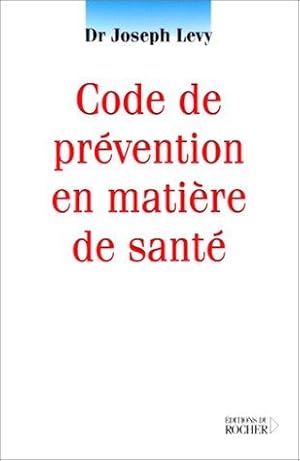 Image du vendeur pour Code de prvention en matire de sant mis en vente par crealivres