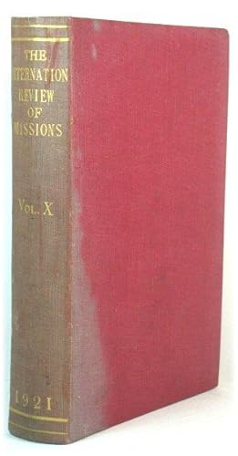 Seller image for The International Review of Missions: Volume X for sale by PsychoBabel & Skoob Books