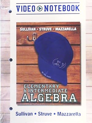 Imagen del vendedor de Elementary & Intermediate Algebra - Do the Math Video Notebook a la venta por Leserstrahl  (Preise inkl. MwSt.)