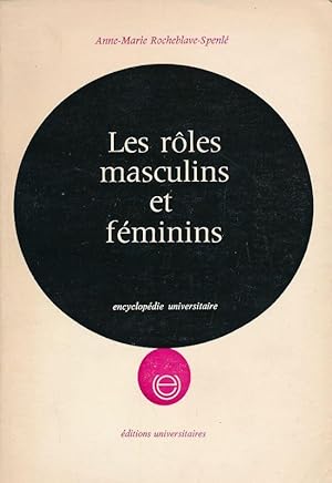 Bild des Verkufers fr Les rles masculins et feminins zum Verkauf von LIBRAIRIE GIL-ARTGIL SARL