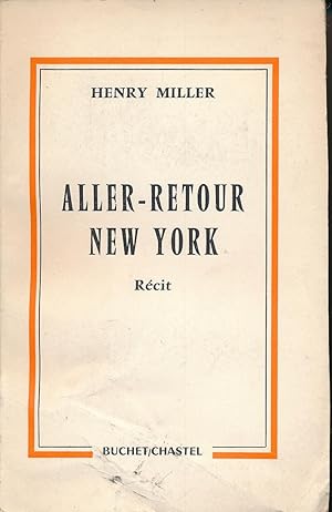 Image du vendeur pour Aller-retour New York mis en vente par LIBRAIRIE GIL-ARTGIL SARL