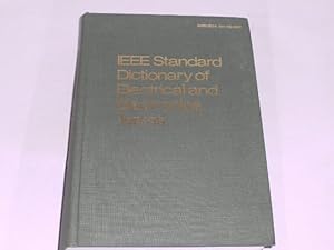 Bild des Verkufers fr IEEE Standard Dictionary of Electrical and Electronics Terms. ANSI/IEEE Std. 100-1977 zum Verkauf von Der-Philo-soph