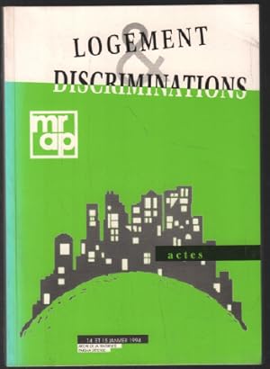 Immagine del venditore per Logement et discriminations ( janvier 1994 ) venduto da librairie philippe arnaiz