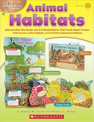 Immagine del venditore per Animal Habitats, Grades 2-3: Reproducible Mini-Books and 3-D Manipulatives That Teach about Oceans, Rain Forests, Polar Regions, and 12 Other Impor (Paperback or Softback) venduto da BargainBookStores