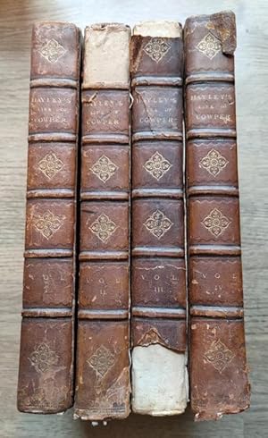 The Life and Letters of William Cowper Esq: with Remarks on Epistolary Writers (set of 4 volumes)