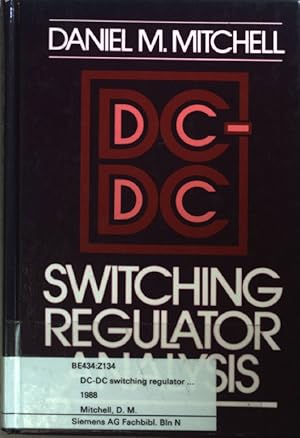 Seller image for Dc-Dc Switching Regulator Analysis. for sale by books4less (Versandantiquariat Petra Gros GmbH & Co. KG)