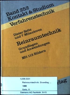 Bild des Verkufers fr Reinraumtechnik : Grundlagen u. Anwendungen. Kontakt & Studium ; Bd. 252 zum Verkauf von books4less (Versandantiquariat Petra Gros GmbH & Co. KG)