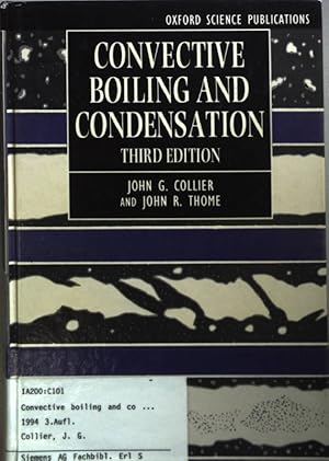 Immagine del venditore per Convective Boiling and Condensation. venduto da books4less (Versandantiquariat Petra Gros GmbH & Co. KG)