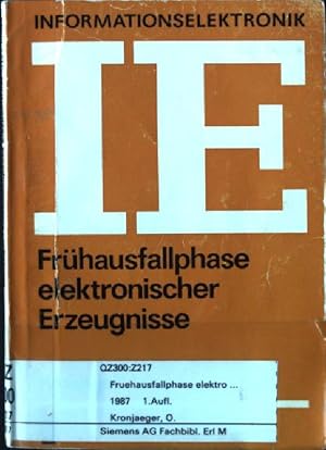 Bild des Verkufers fr Frhausfallphase elektronischer Erzeugnisse. Informationselektronik zum Verkauf von books4less (Versandantiquariat Petra Gros GmbH & Co. KG)