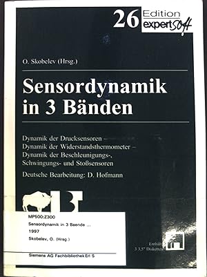 Sensordynamik in 3 Bänden : Dynamik der Drucksensoren, Dynamik der Widerstandsthermometer, Dynami...