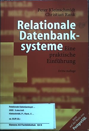 Bild des Verkufers fr Relationale Datenbanksysteme : Eine praktische Einfhrung. zum Verkauf von books4less (Versandantiquariat Petra Gros GmbH & Co. KG)