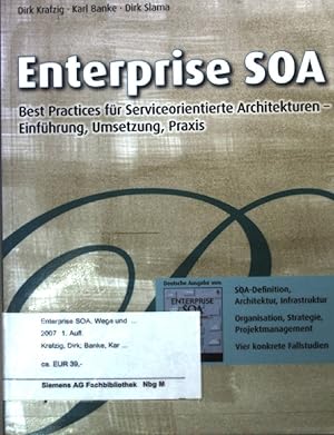 Seller image for Enterprise SOS: Wege und Best Practices fr Serviceorientierte Architekturen. for sale by books4less (Versandantiquariat Petra Gros GmbH & Co. KG)