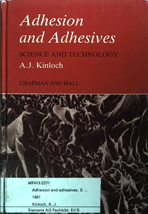 Image du vendeur pour Adhesion and Adhesives: Science and Technology. mis en vente par books4less (Versandantiquariat Petra Gros GmbH & Co. KG)