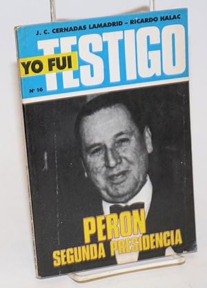 Imagen del vendedor de Pern, segunda presidencia a la venta por Bolerium Books Inc.