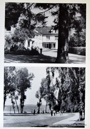 Bild des Verkufers fr Radolfzell. Dreisprachige Ausgabe. Konstanz, Thorbecke, 1962. Kl.-4to. Mit zahlreichen, teils farbigen fotografischen Abbildungen von Rudolf Sutter u.a. 53 S., 1 Bl. Or.-Hlwd. mit Schutzumschlag. (Thorbecke Bildbcher, 41). zum Verkauf von Jrgen Patzer