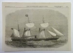 Imagen del vendedor de City of Limerick Steam Ship, 1867 Print a la venta por Maynard & Bradley