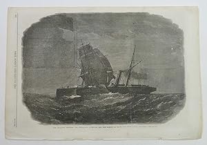 Imagen del vendedor de Collision Between Steam Ship Liverpool & Barque la Plata, 1863 Print a la venta por Maynard & Bradley