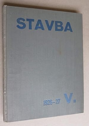 Seller image for Stavba. Mesicnik pro stavebni umeni. Rocnik V., 1926-1927 for sale by Antikvariat Valentinska