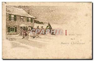 Image du vendeur pour Carte Postale Ancienne I wish you a Merry Christmas mis en vente par CPAPHIL