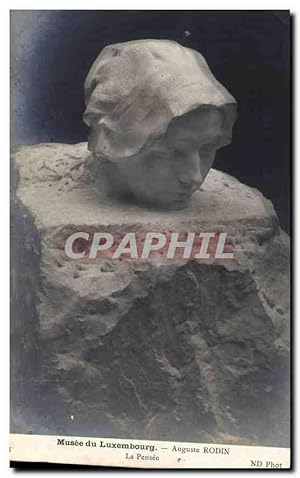 Seller image for Carte Postale Ancienne Musee du Luxembourg Auguste Rodin La Pensee for sale by CPAPHIL