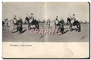 Bild des Verkufers fr Carte Postale Ancienne Biskra Avant la Fantasia zum Verkauf von CPAPHIL