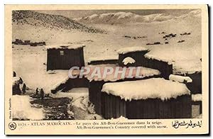 Image du vendeur pour Carte Postale Ancienne Atlas Marocain Le pays des Ait Bou Guemmez dans la neige mis en vente par CPAPHIL