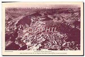 Image du vendeur pour Carte Postale Ancienne Le Grand Atlas Marocain Les hautes cimes de la Region des Beni Bou N Sor vues en avion mis en vente par CPAPHIL