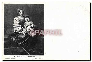 Imagen del vendedor de Carte Postale Ancienne Musee du Louvre La Vierge au Chapelet Murillo a la venta por CPAPHIL