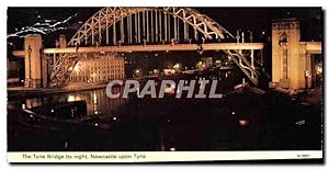 Carte Postale Ancienne The Tyne Bridge by night Newcastle upon Tyne