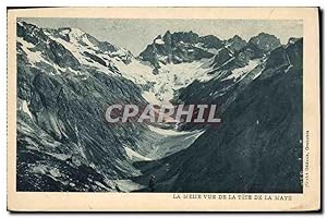 Carte Postale Ancienne Le Meije vue de la Tete de la Maye